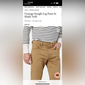 34 Heritage Men’s Pants